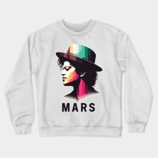 Bruno Mars Tribute - Bruno Michael Jackson Prince Kendrick Lamar Sza Ed Sheeran Music Lauryn Hill Anderson Paak Crewneck Sweatshirt